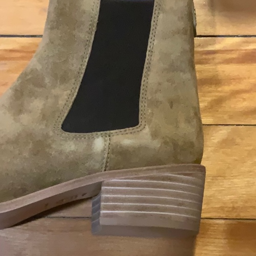 Tory Burch Alce Tan suede 45 mm boot in size 10 - Picture 4 of 8